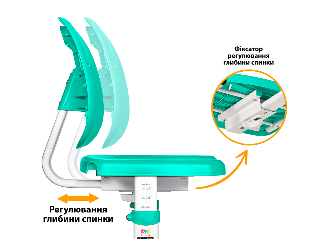 Комплект Evo-kids (стіл+стілець) Evo-06 Ergo Green (арт. Evo-06 Ergo Z)
