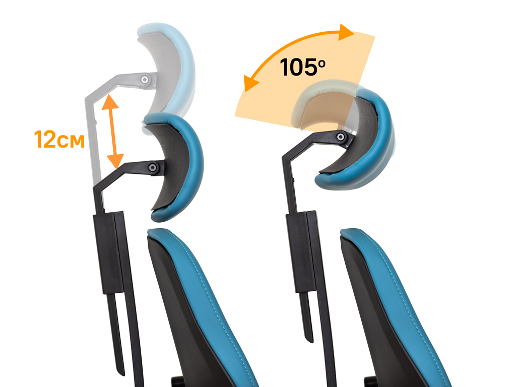 Крісло Mealux Tempo Duo Blue (арт. Y-551 KBL Duo)