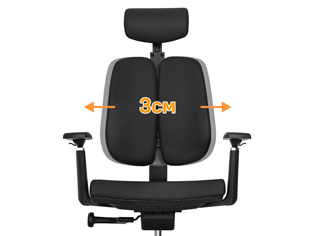Крісло Mealux Tempo Duo Black (арт.Y-551 KB Duo)
