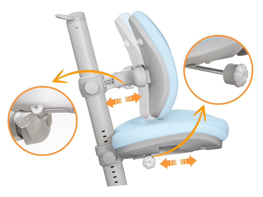 Дитяче крісло Mealux Ortoback Duo Base (арт.Y-510 KBL Base)