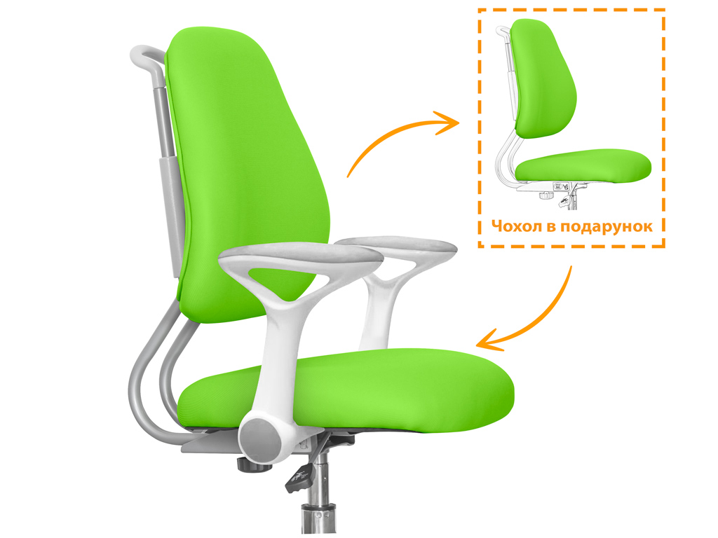 Дитяче крісло Mealux Ortoback Green (арт.Y-508 KZ)