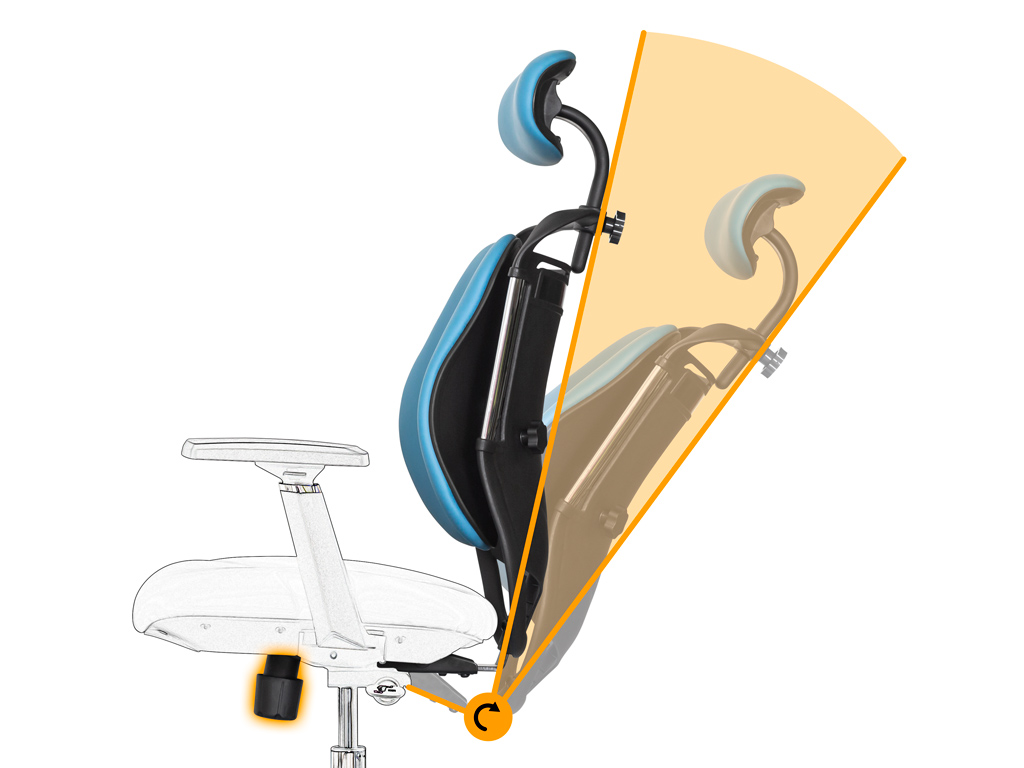 Крісло Mealux Testa Duo Blue (арт. Y-552 KBL Duo)