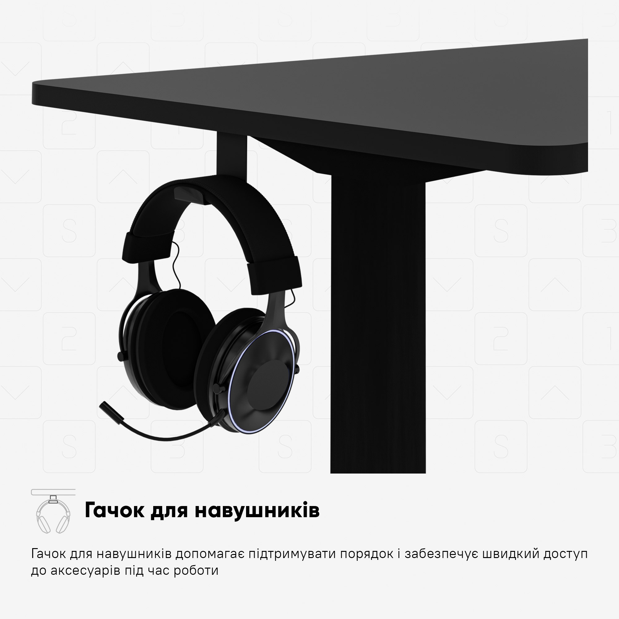Стіл Mealux PowerDesk Duo Black (арт. EVO-242 Duo B/B)